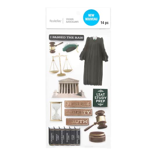 Law School Dimensional Stickers by Recollections™